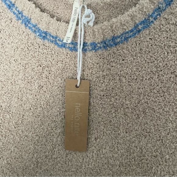 Cobalt Blue Star Teddy Bear Top Loungewear NWT - Picture 2 of 7